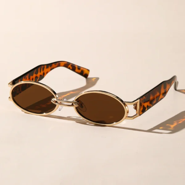 Golden Aura Retro Sunglasses - Image 6