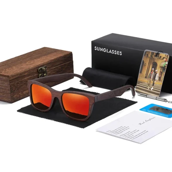 Bamboo Wooden Polarized Shades - Image 13