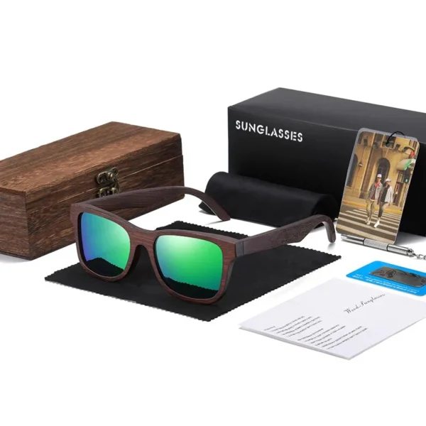 Bamboo Wooden Polarized Shades - Image 15