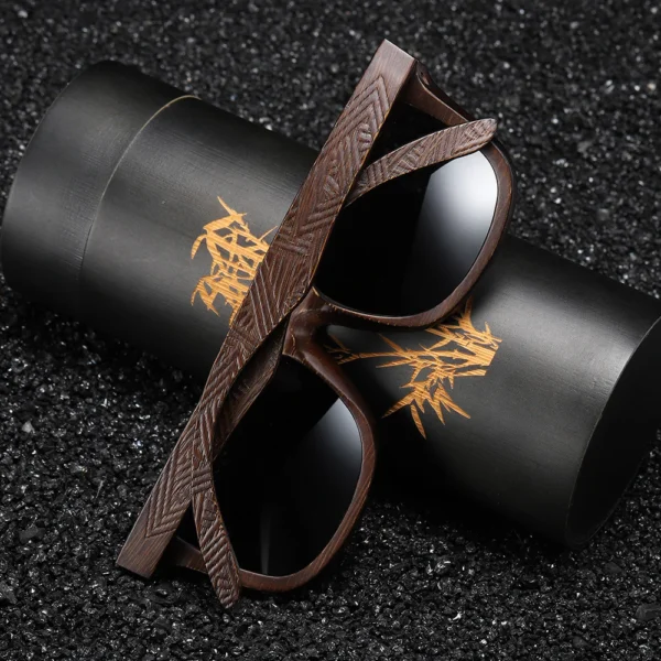 Bamboo Wooden Polarized Shades - Image 5