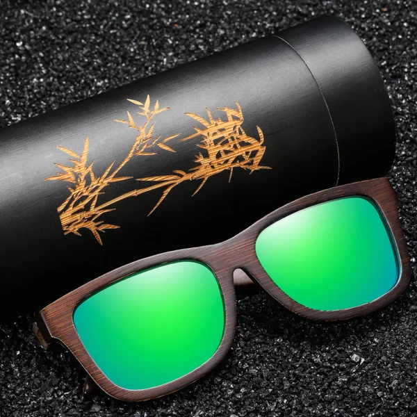Bamboo Wooden Polarized Shades - Image 16