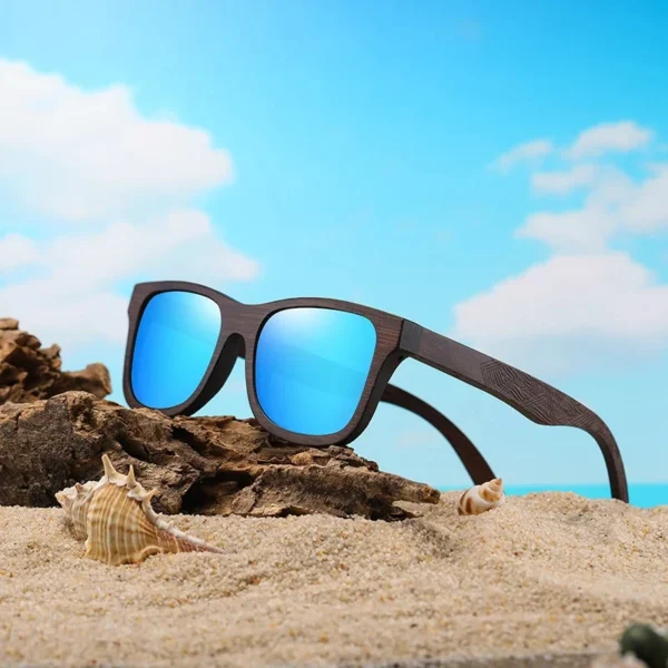 Bamboo Wooden Polarized Shades - Image 9